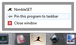 Pin to taskbar