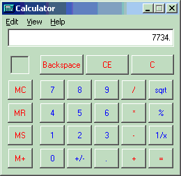 The anti-competitive calculator.