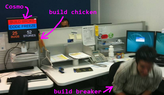 cosmo, build chicken and build killer