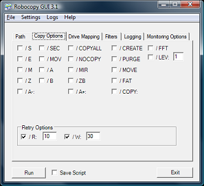 gui for robocopy