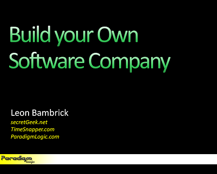 Build Your Own Software Company