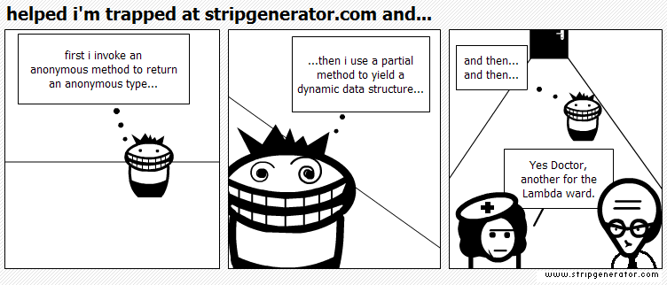 sample of a cartoon from strip generator