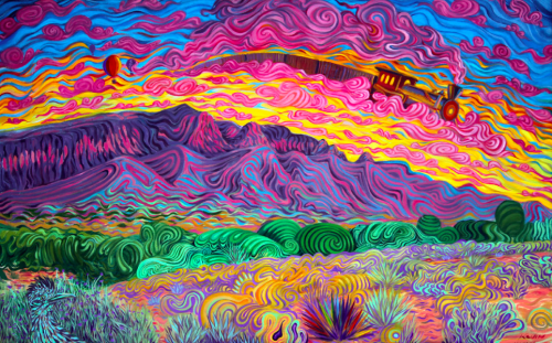 trippy landscape